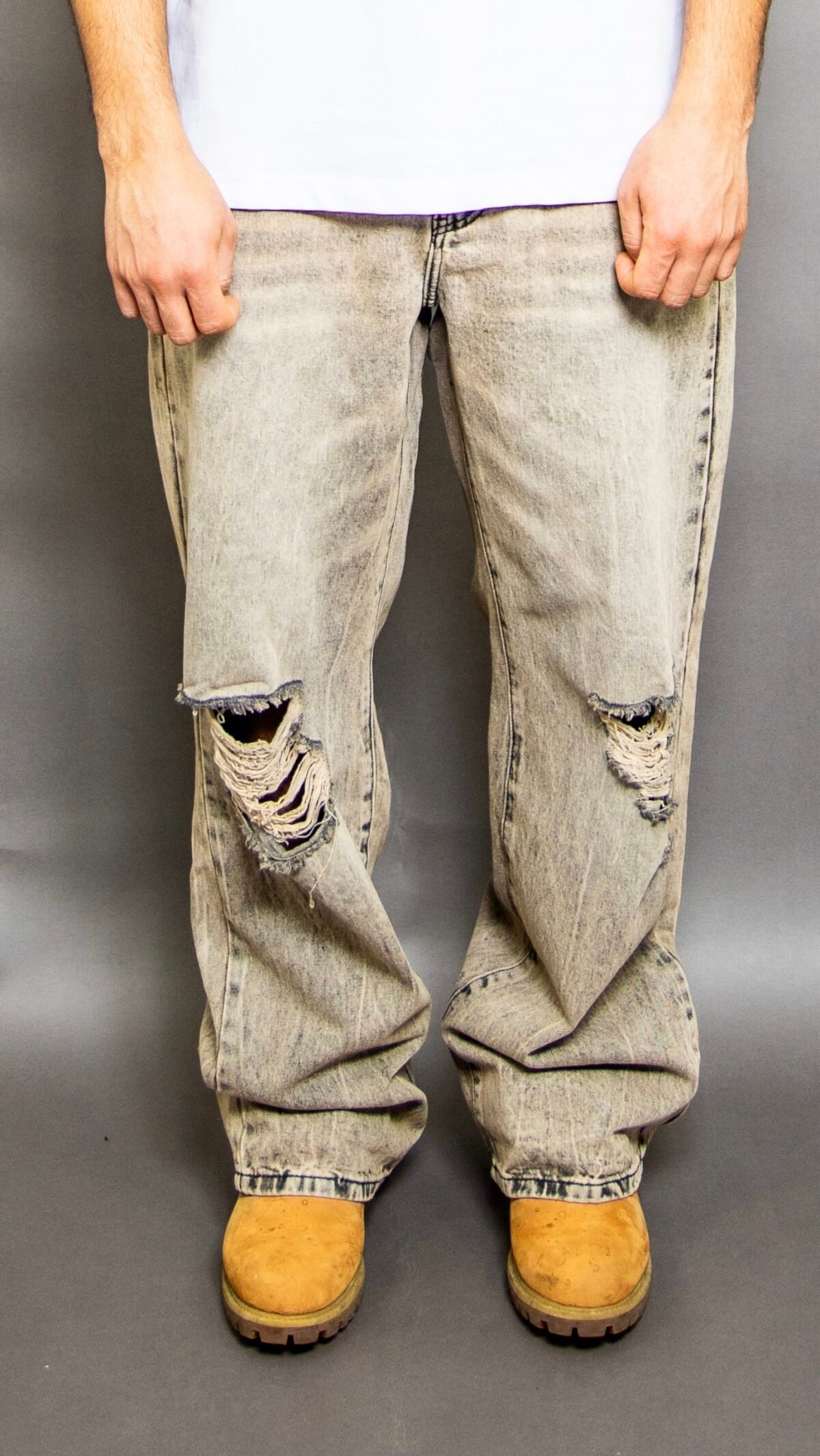 JEANS BAGGY SABBIA