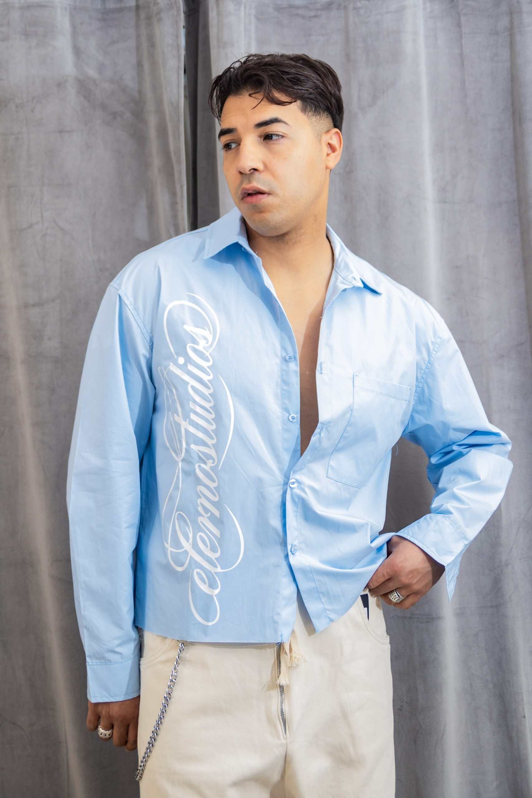 CAMICIA ETERNO CROP SKY
